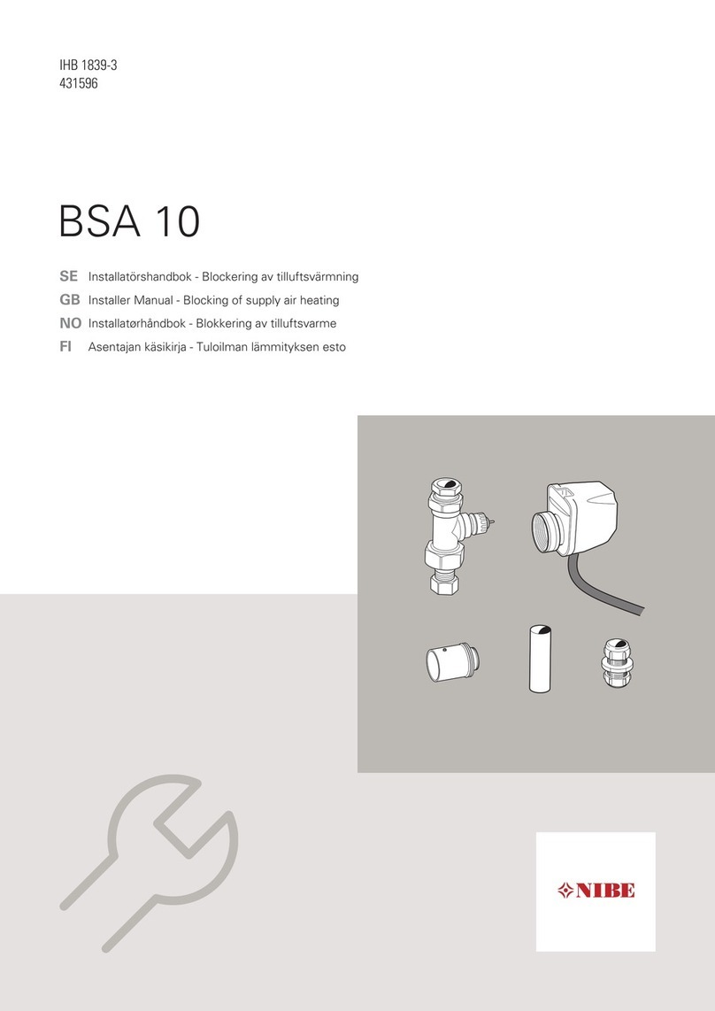 Nibe BSA 10 Installer manual