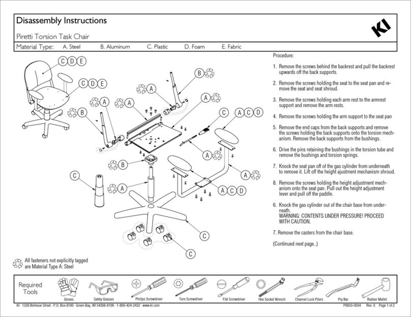 KI Piretti Torsion Installation instructions KI Piretti Torsion Installation instructions