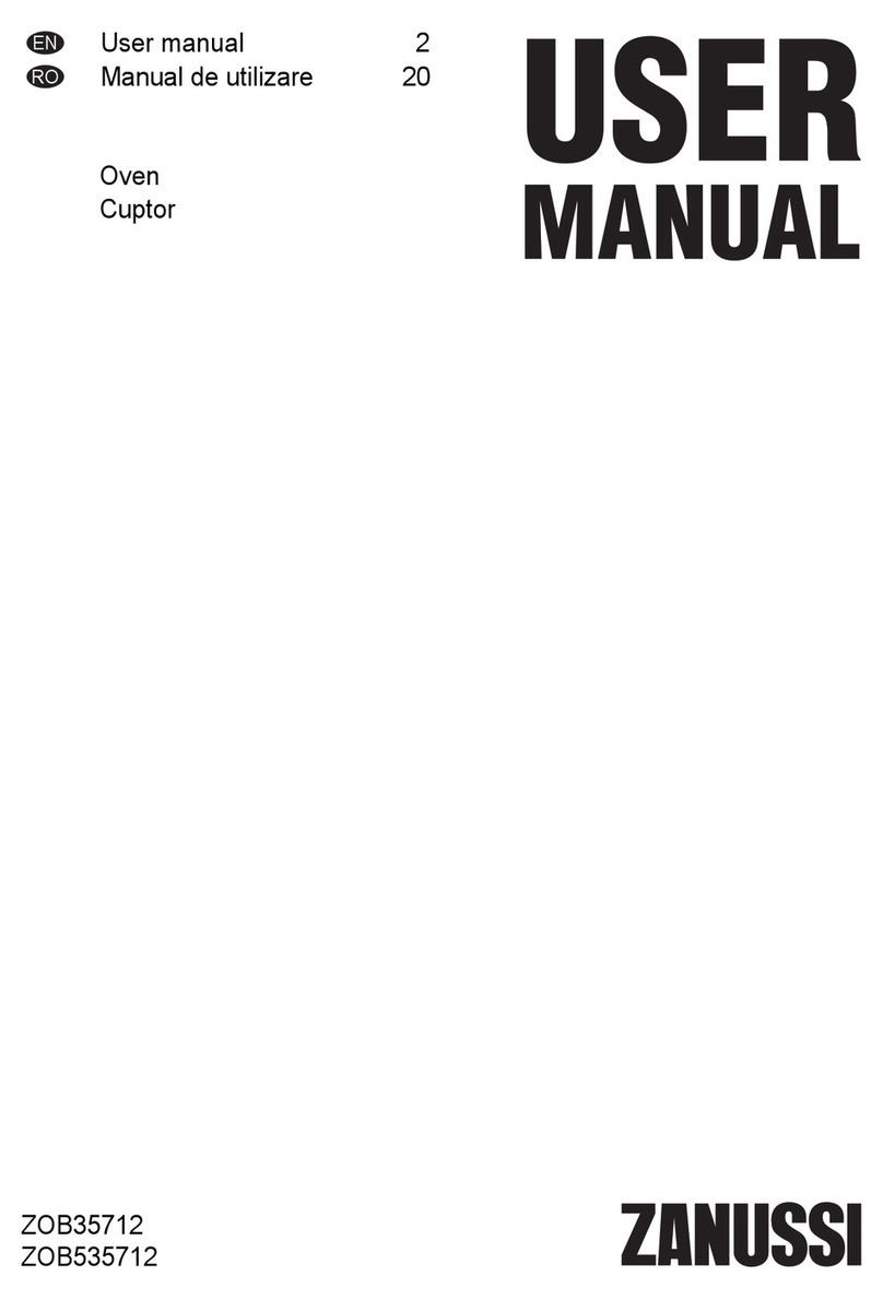 Zanussi ZOB35712 user manual