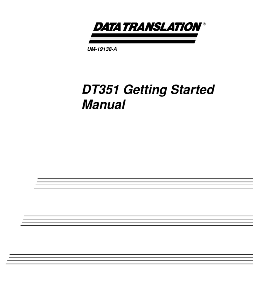 Data Translation DT351 Parts list manual