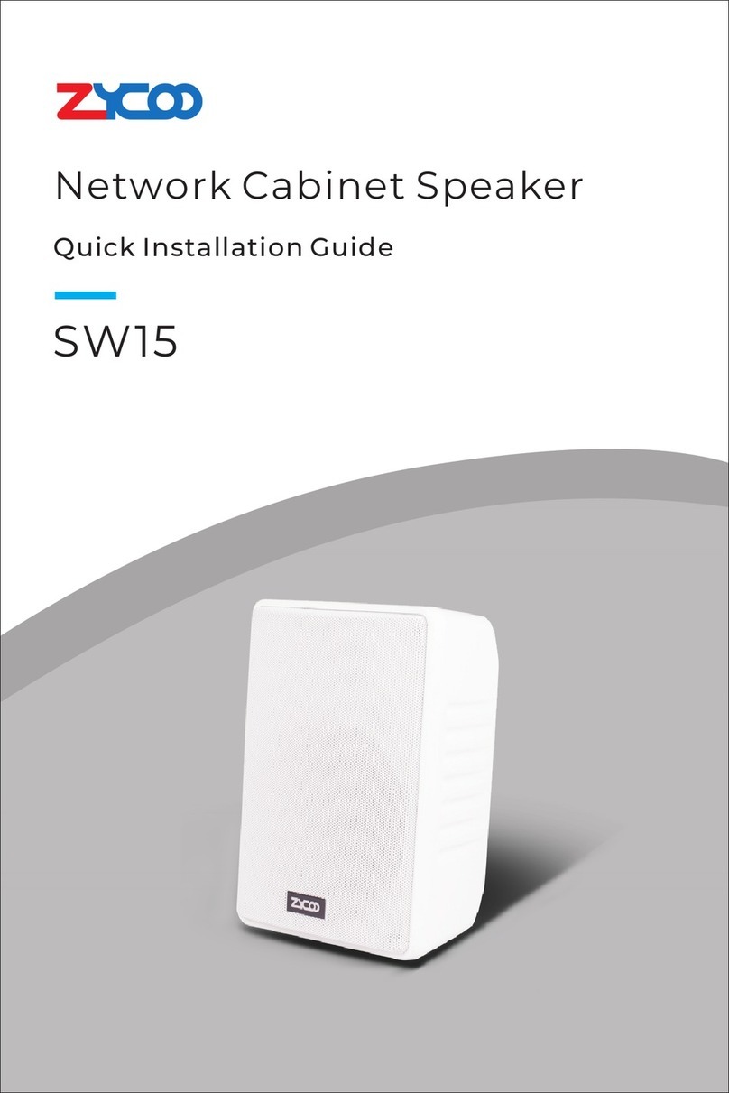 Zycoo SW15 Quick installation guide