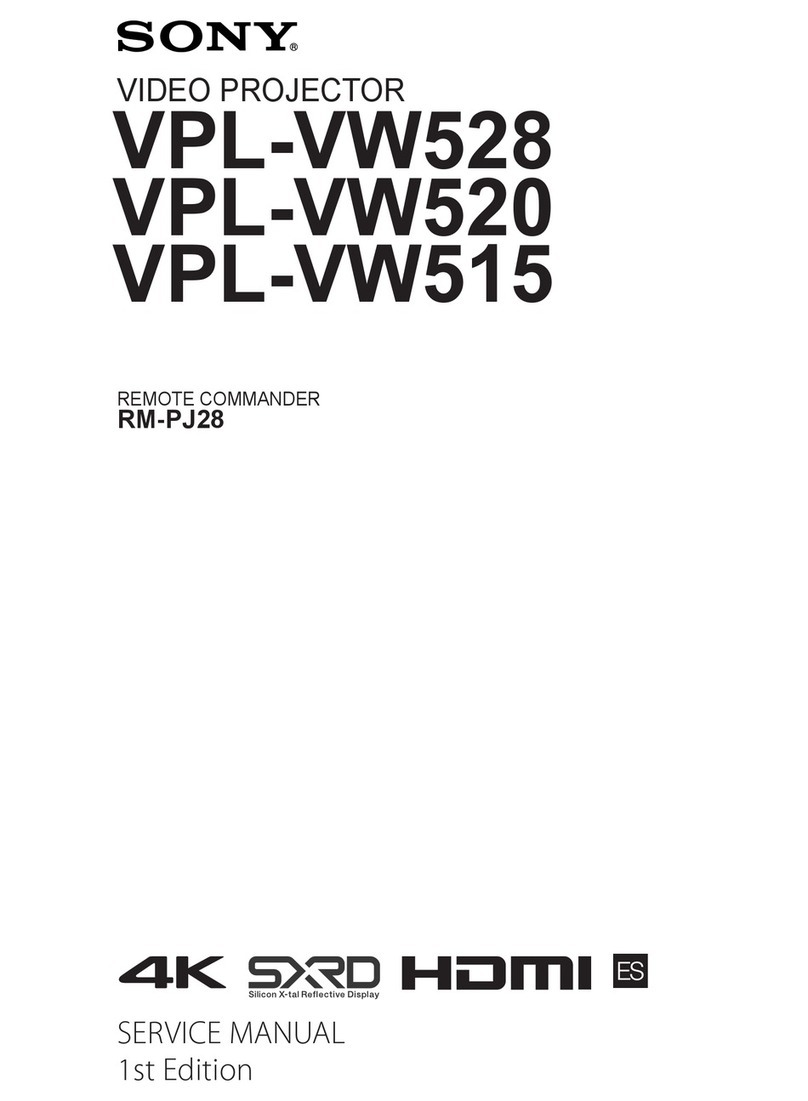Sony VPL-VW528 Service manual
