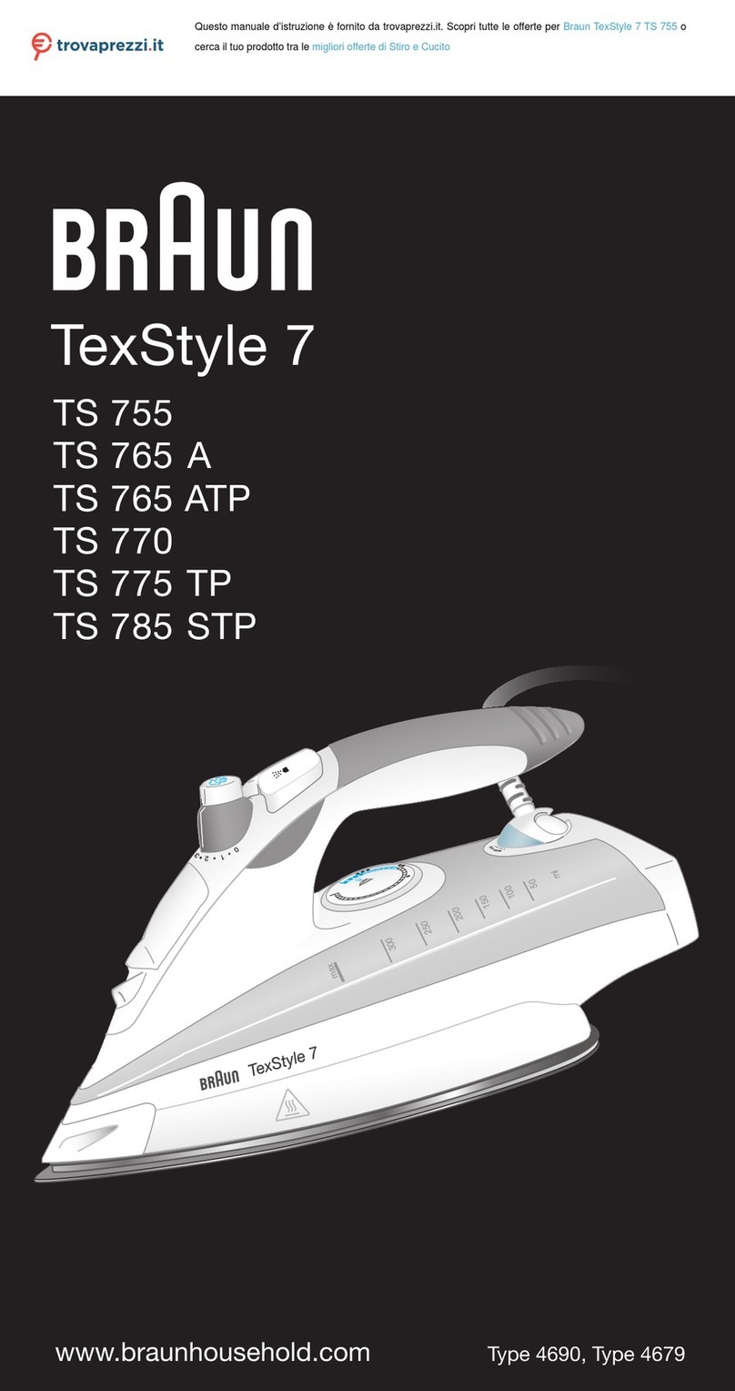 Braun TS 755 User manual