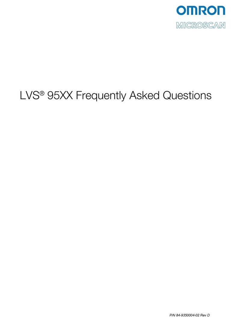 Omron MICROSCAN LVS 95 Series Instruction Manual