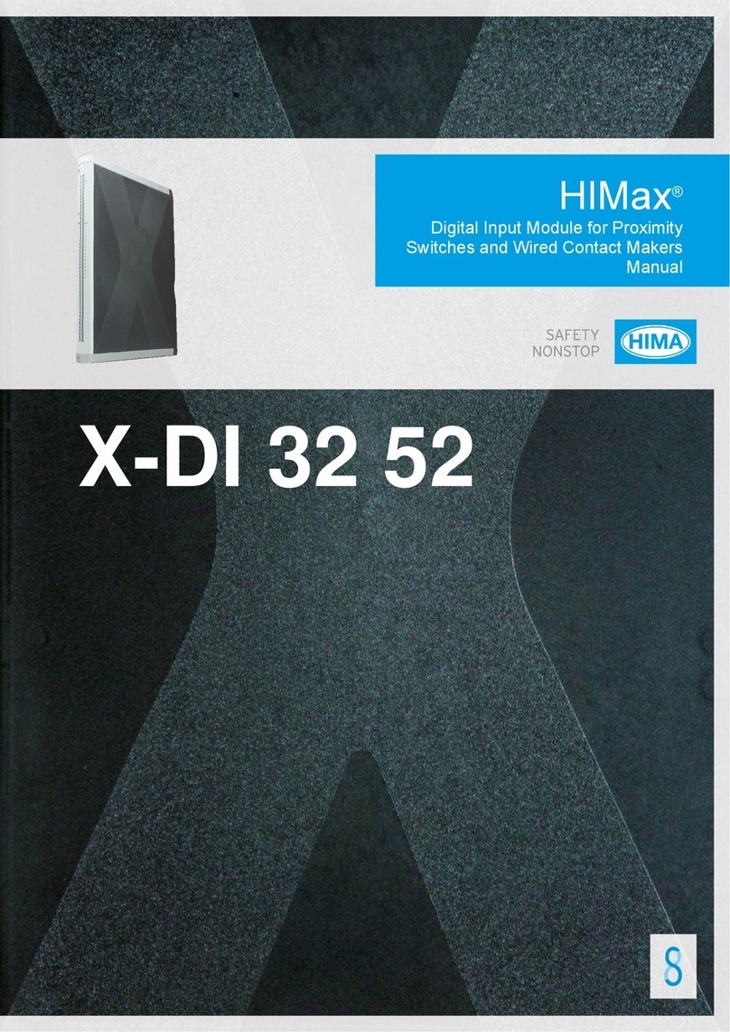 HIMA HIMax X-DI 32 52 manual