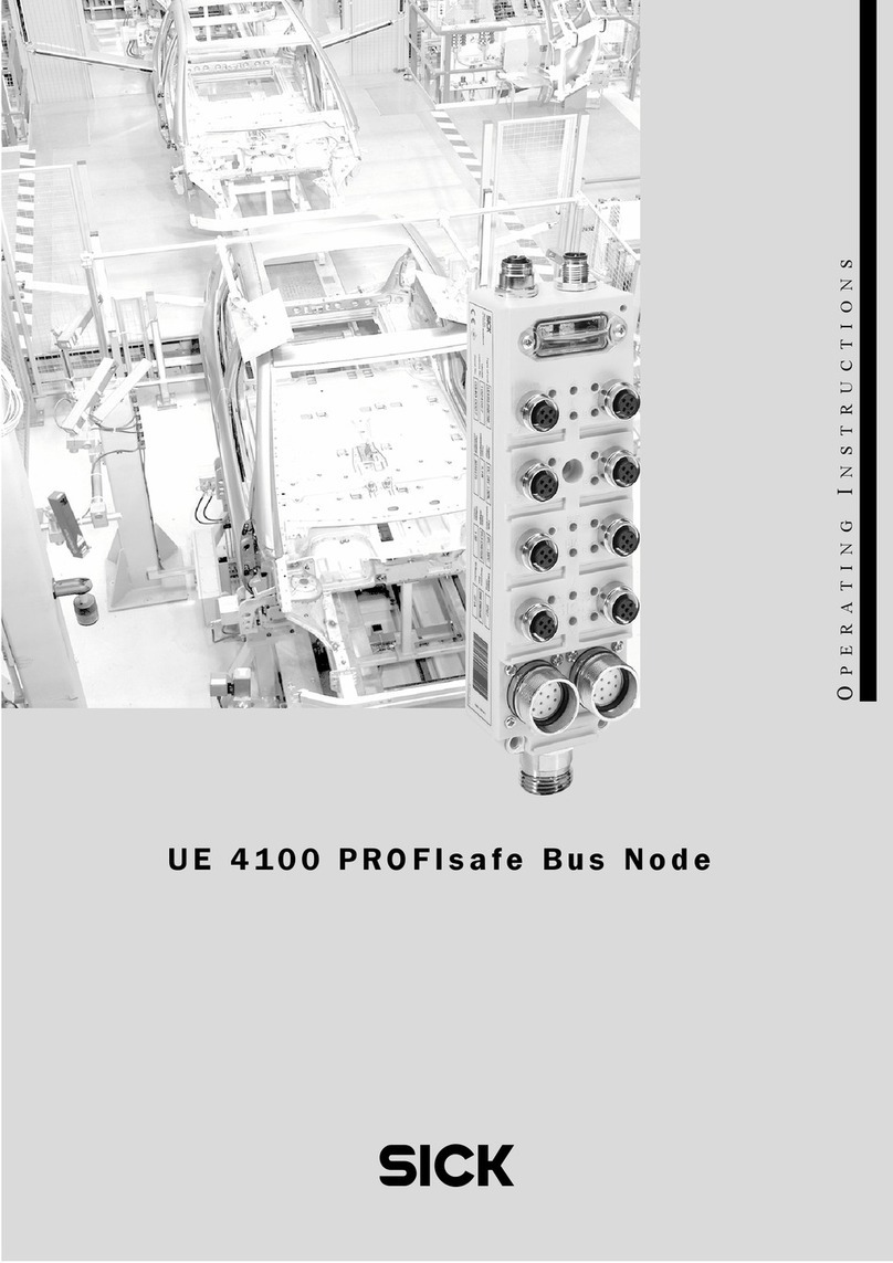 SICK UE 4100 operating instructions