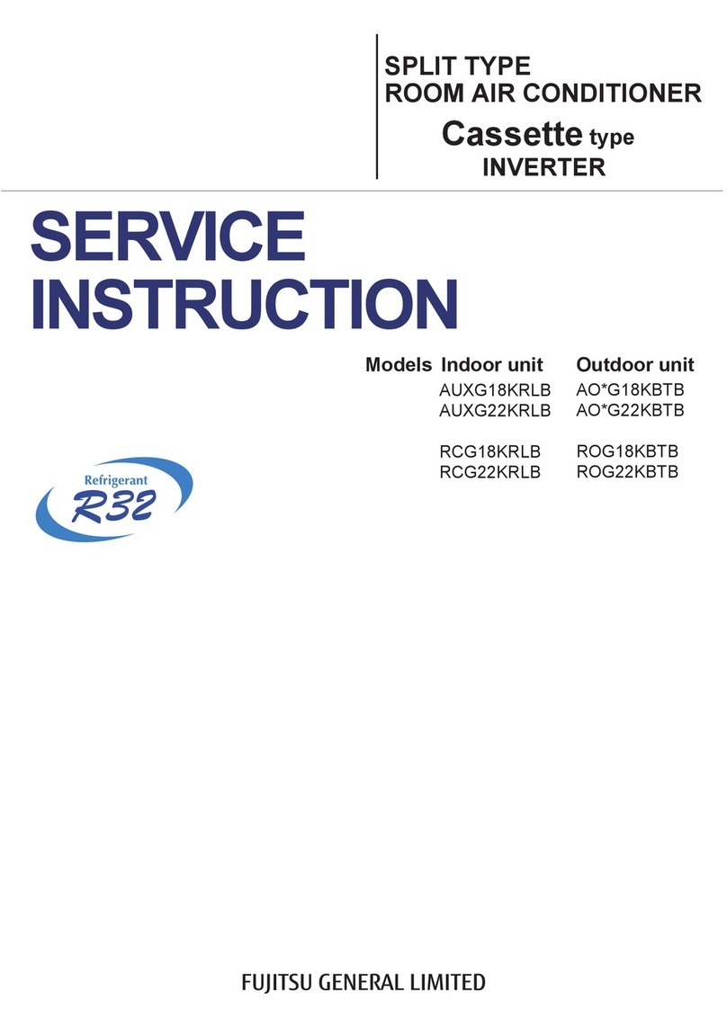 Fujitsu AO G18KBTB Series Original operating manual