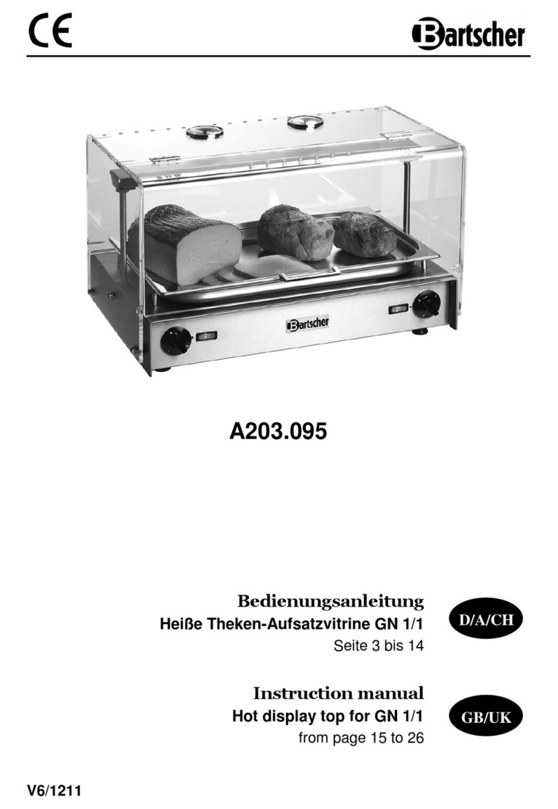 Bartscher A203.095 instruction manual