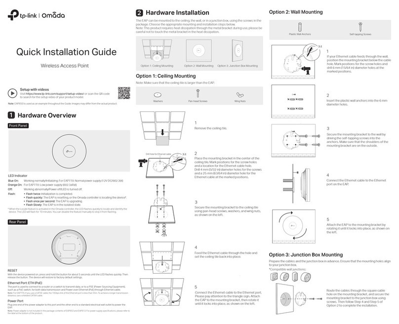 TP-Link Omada EAP653 User manual