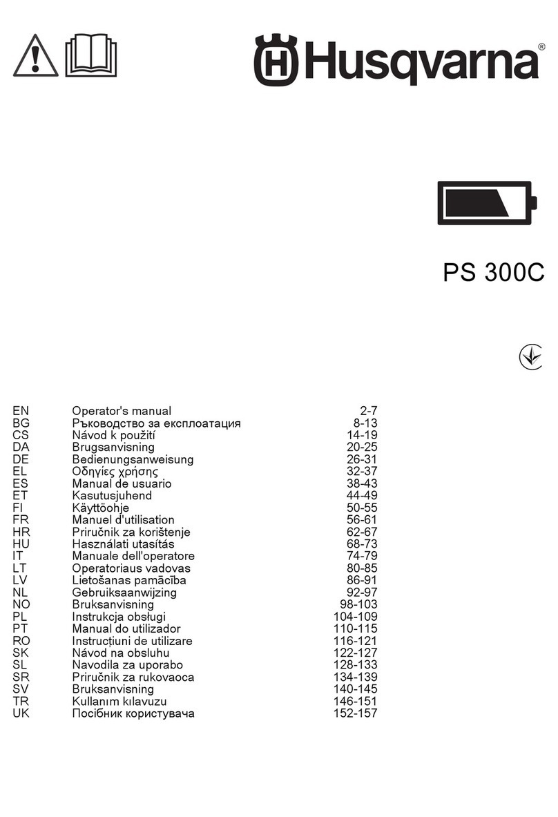 Husqvarna PS 300C Operator's manual