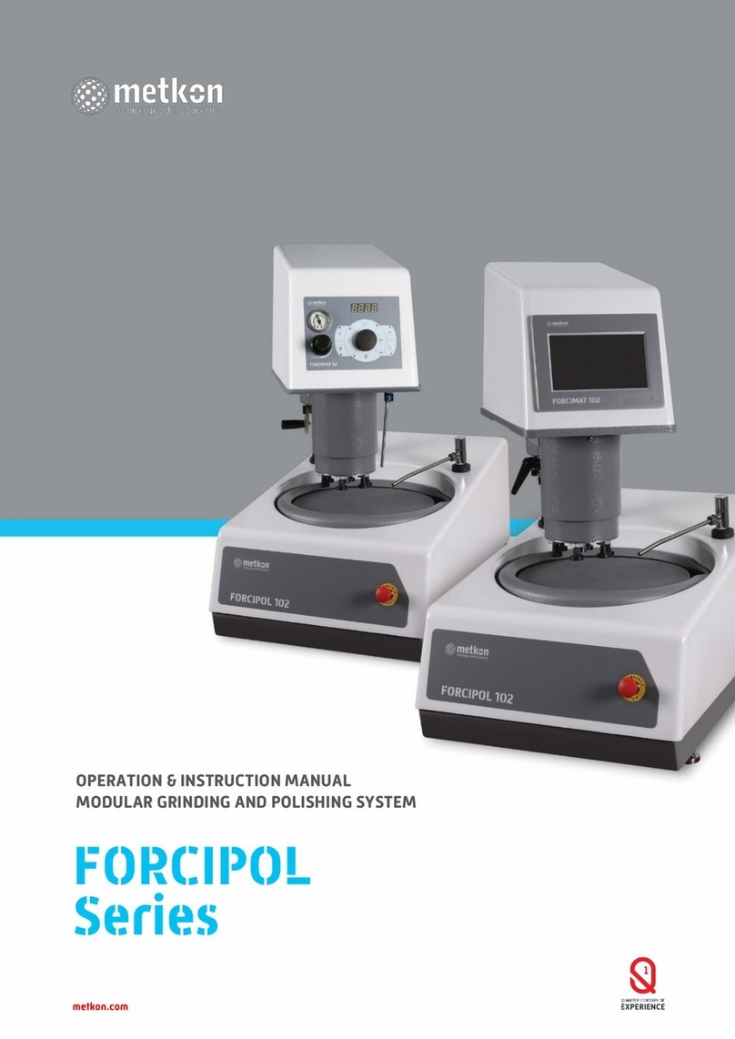 Metkon FORCIPOL Series Operation & instruction manual
