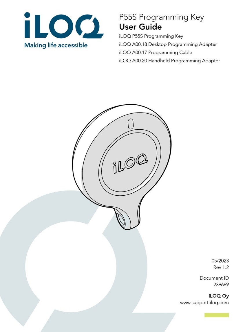 iLoq P55S User manual
