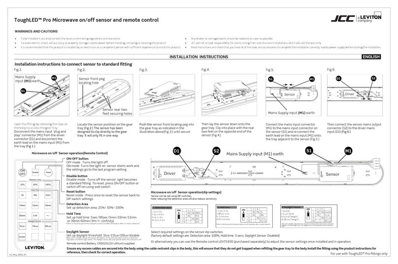 Leviton JCC ToughLED Pro manual