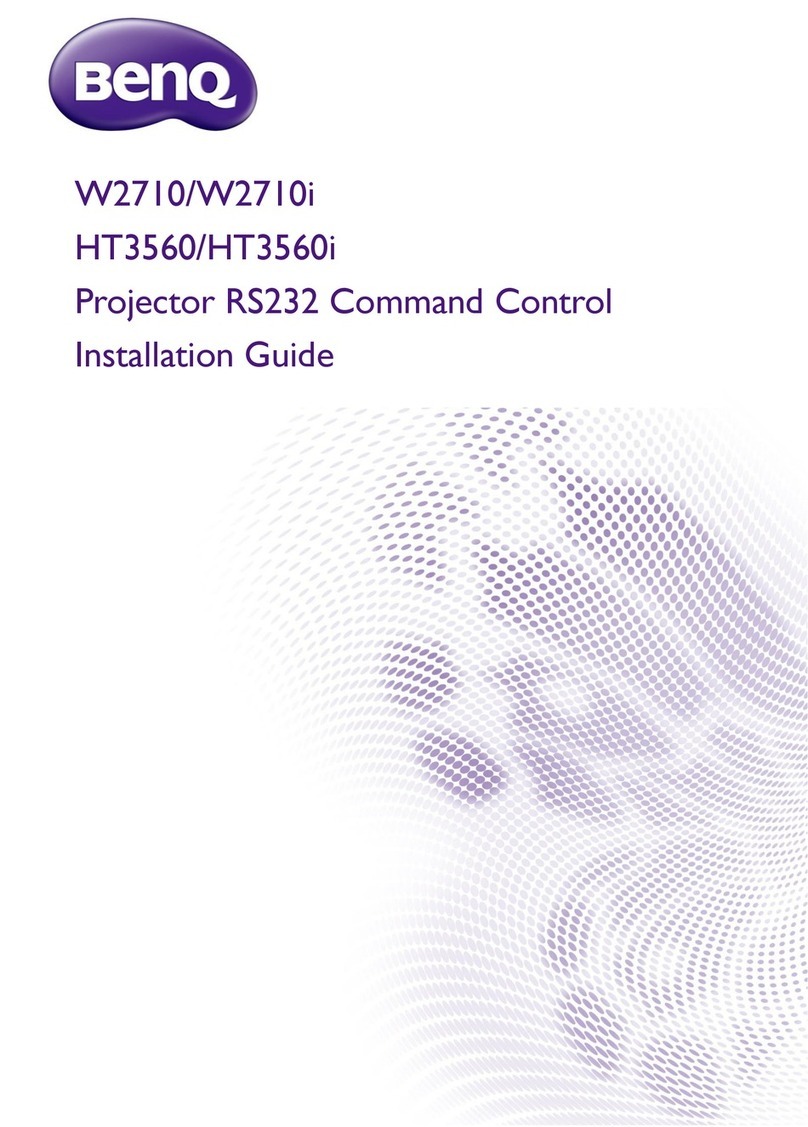 BenQ W2710 installation guide