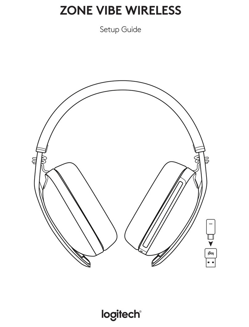 Logitech ZONE VIBE WIRELESS User manual