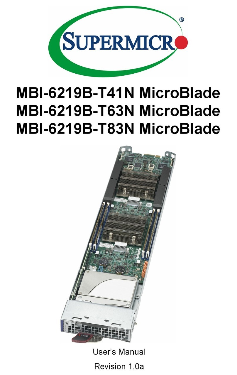 Supermicro MBI-6219B-T41N MicroBlade user manual