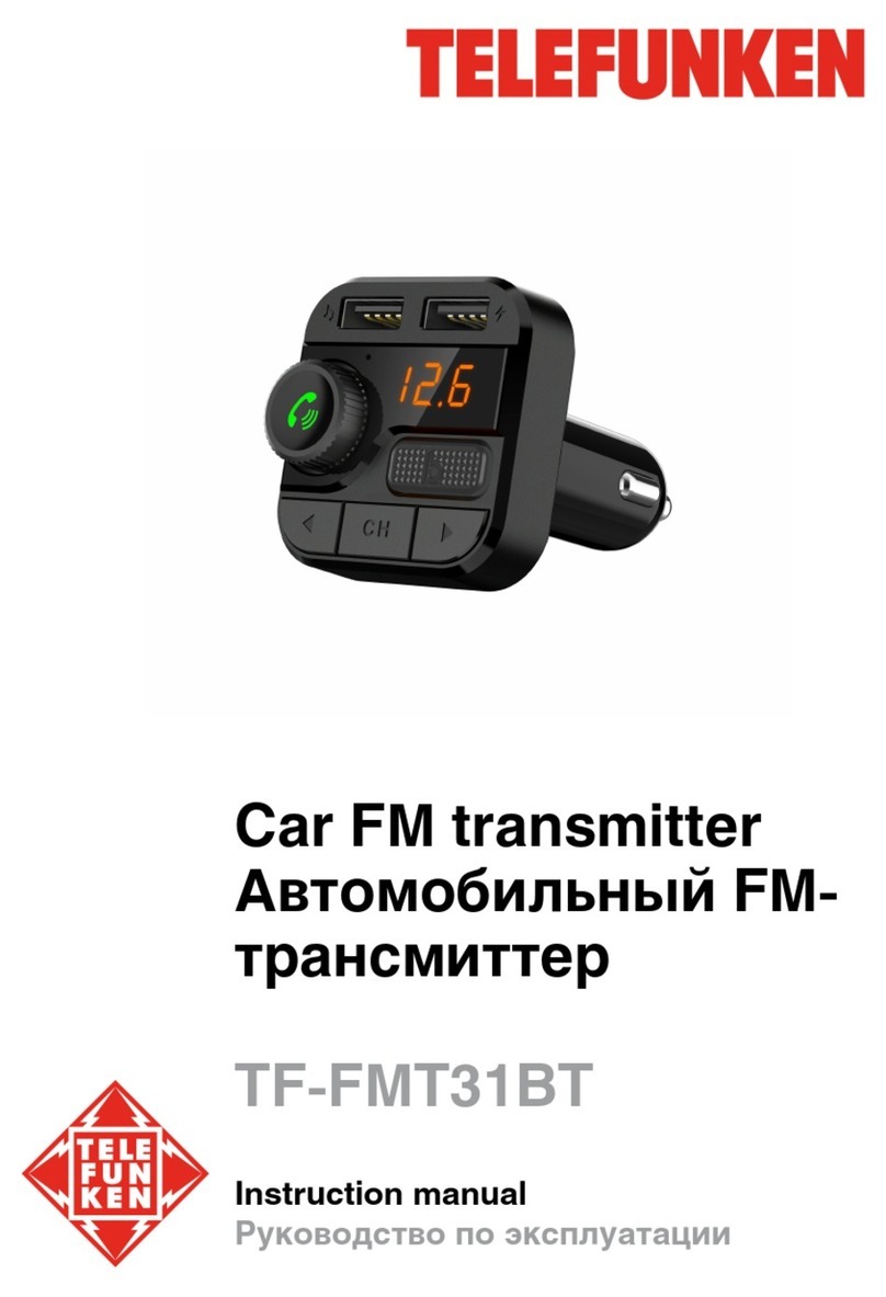 Telefunken TF-FMT31BT User manual