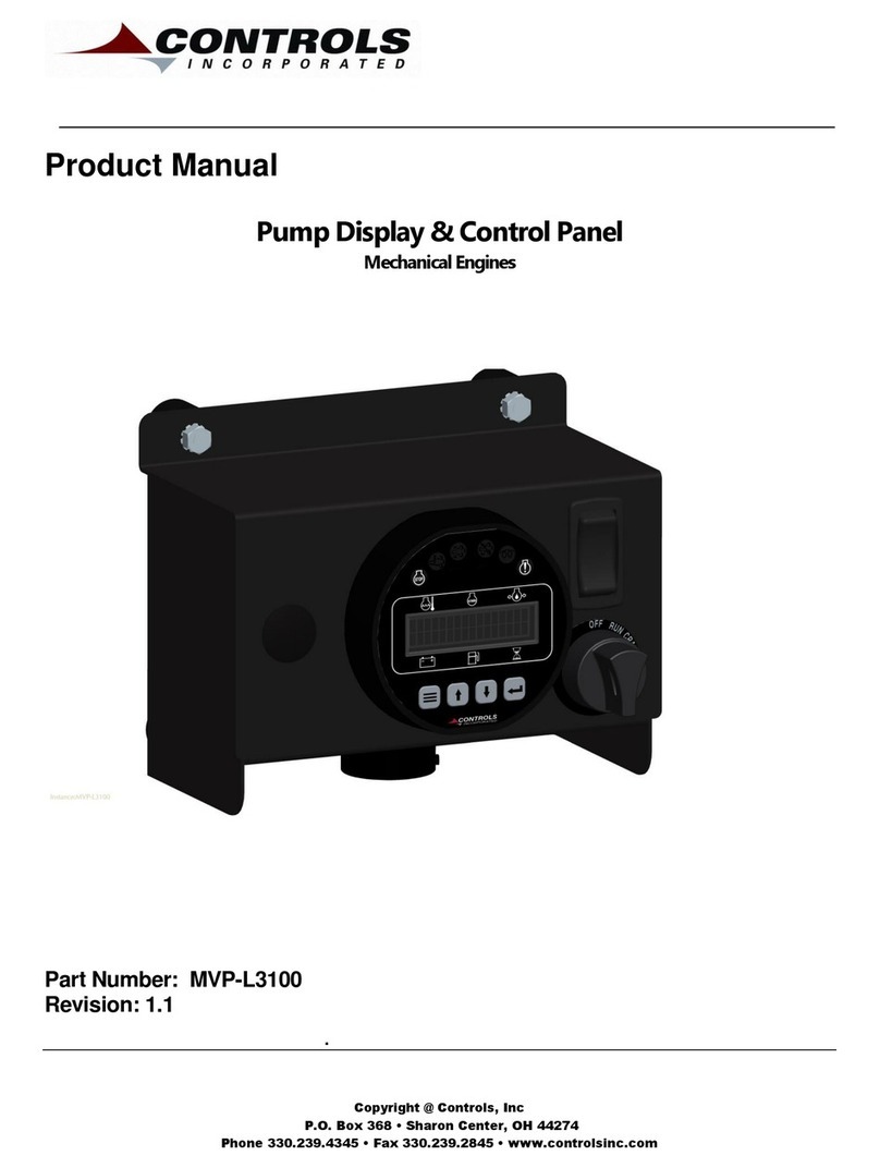 Controls MVP-L3100 product manual
