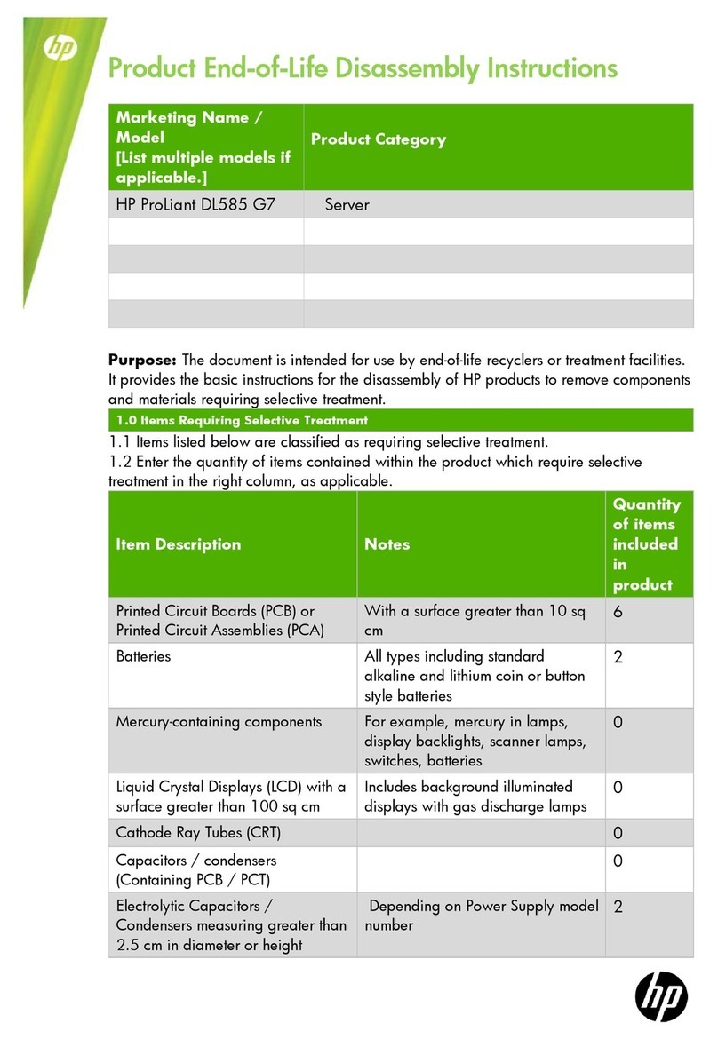 HP ProLiant DL585 G7 Assembly instructions