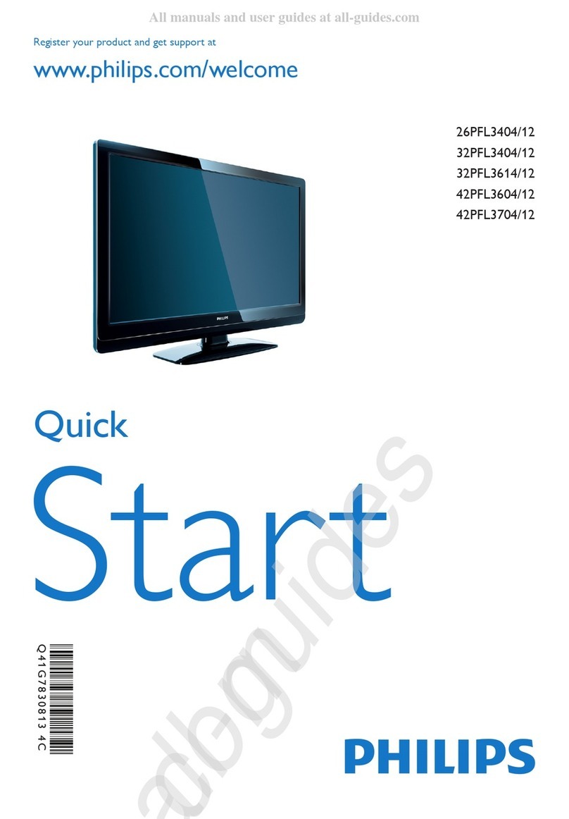 Philips 26PFL3404/12 User manual