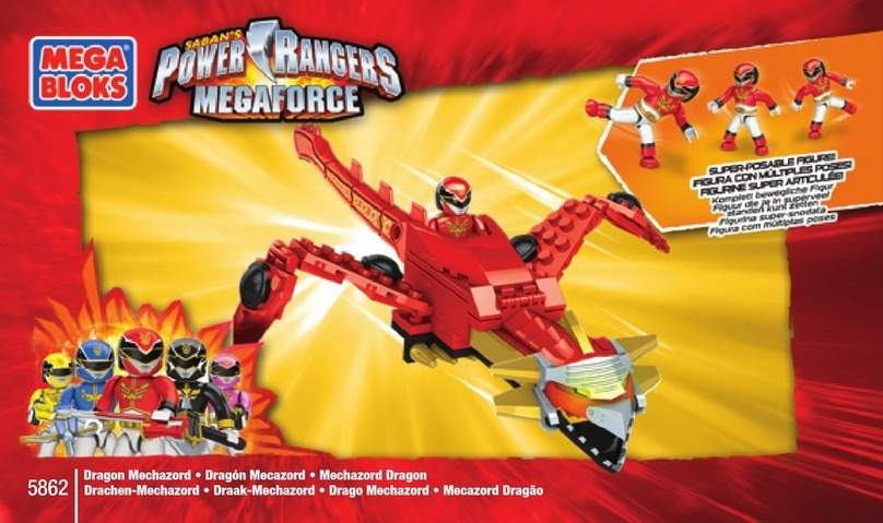 Mega Bloks Power Rangers Megaforce Dragon Mechazord manual Mega Bloks Power Rangers Megaforce Dragon Mechazord manual
