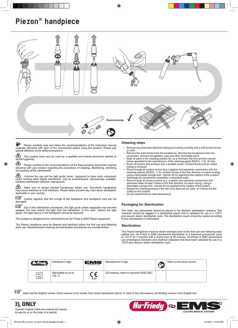 EMS Hu-Friedy Piezon Handpiece User manual