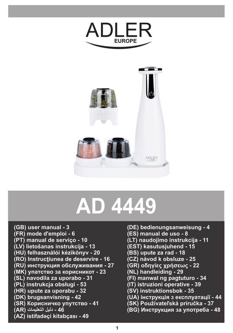 Adler AD 4449 User manual