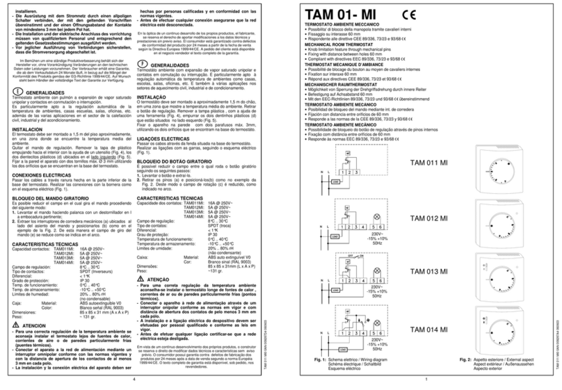 arbo TAM 01 MI Series manual