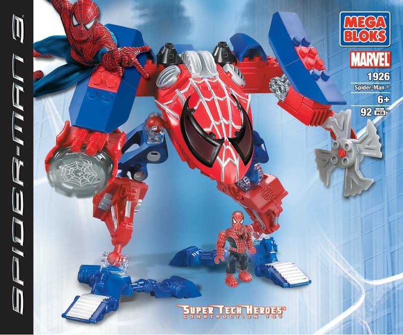 Mega Bloks Super Tech Heroes Spider-Man 3 manual