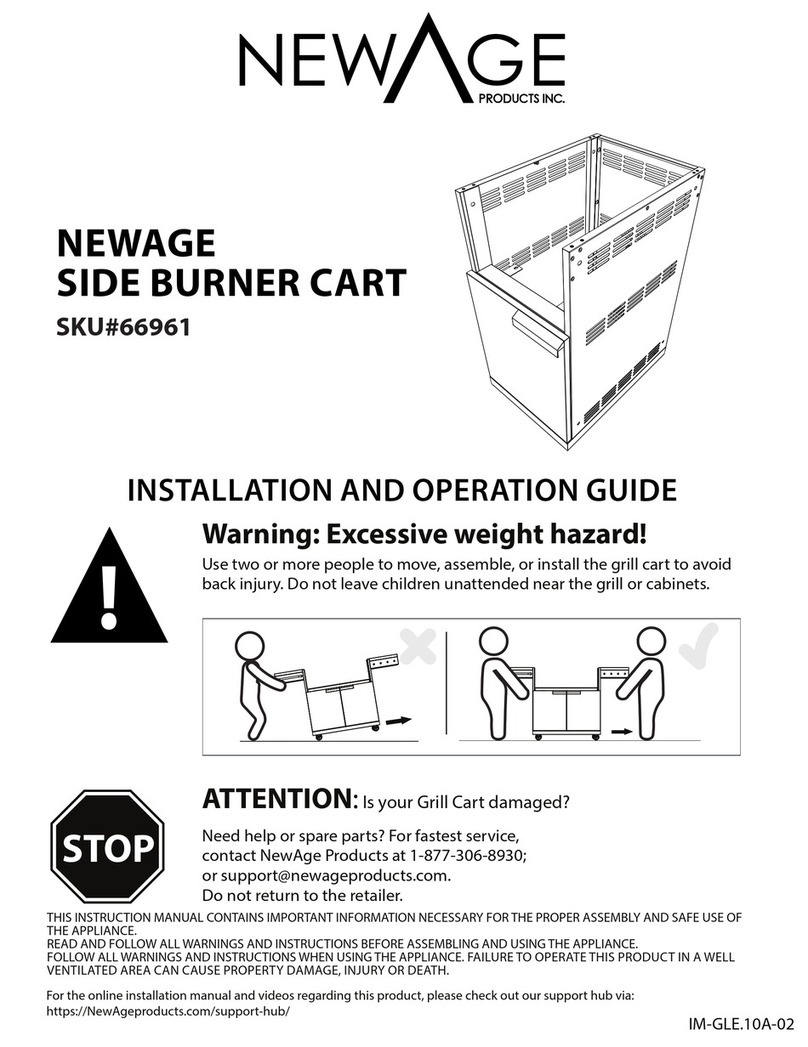 New Age 66961 Installation and operation guide