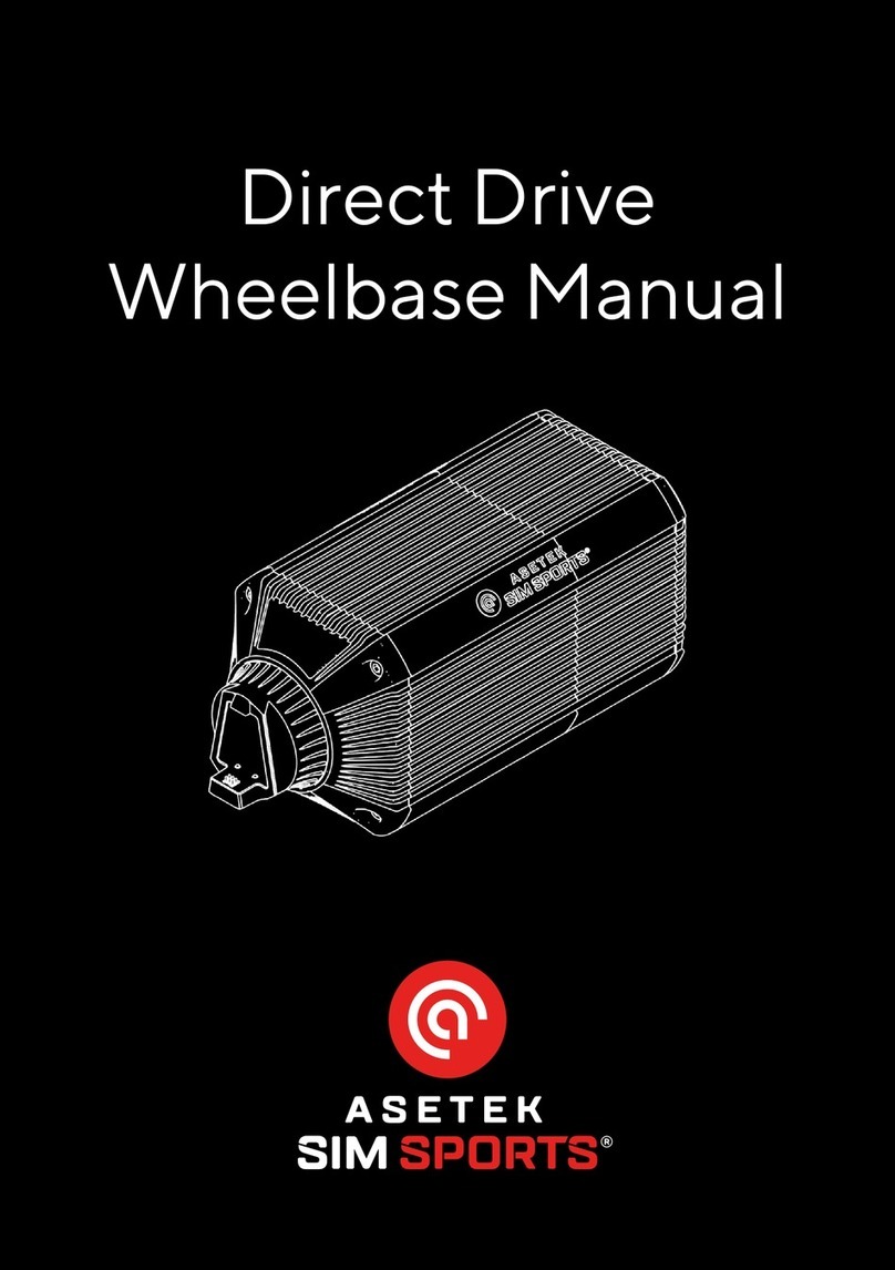 Asetek SimSports Invicta Direct Drive Wheelbase... manual