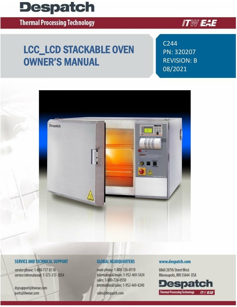 Despatch LCC Series User manual