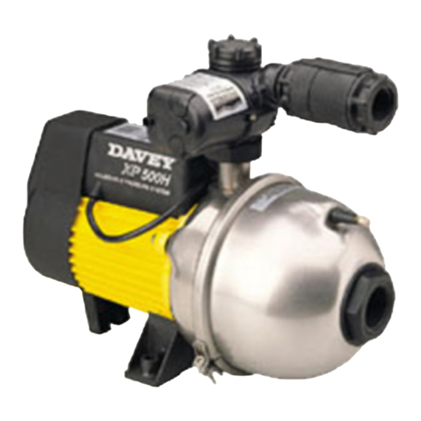 Davey XP500H User manual