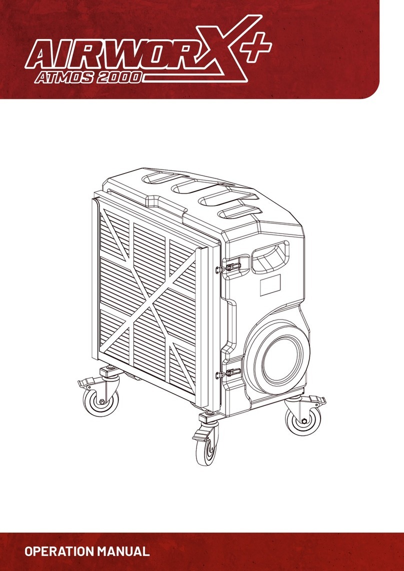 Worx AIRWORX ATMOS 2000 Operation manual