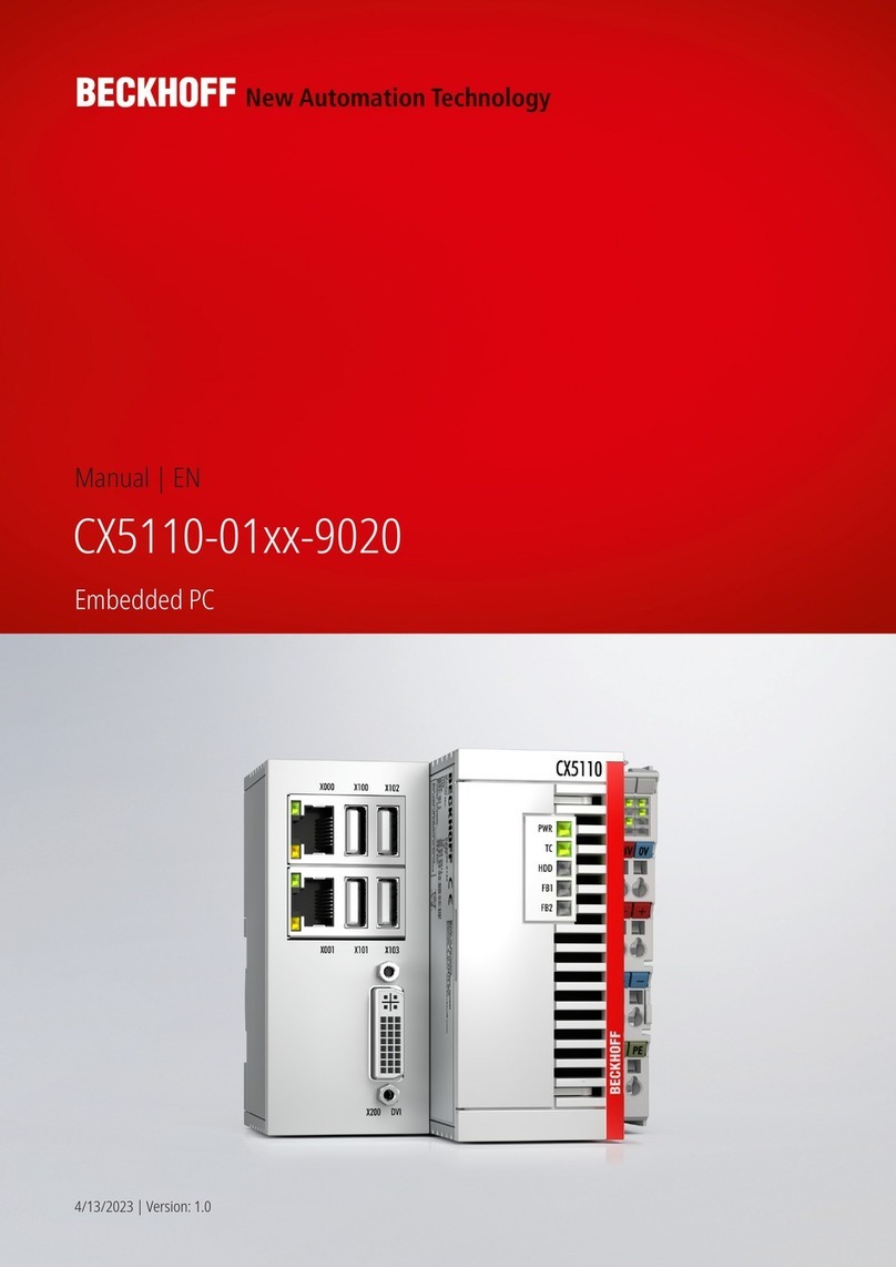 Beckhoff CX5110-01 9020 Series manual