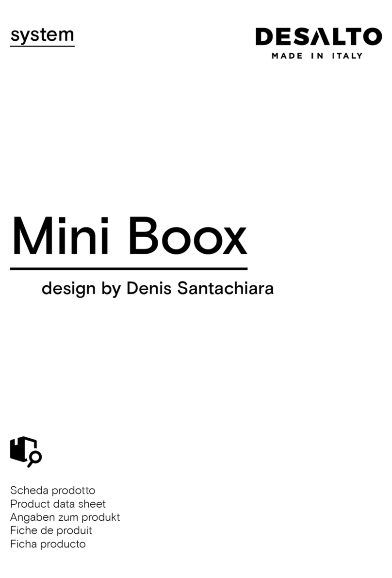 Desalto Mini Boox User manual