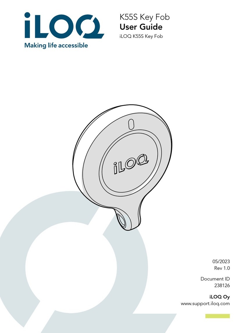 iLoq K55S User manual