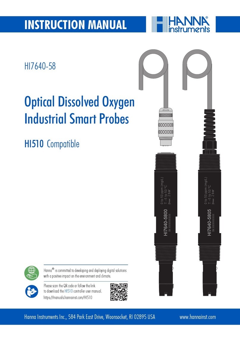 Hanna Instruments HI7640-58 User manual
