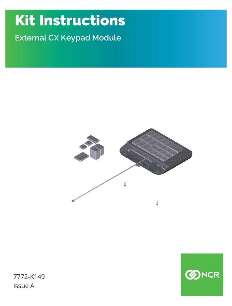 NCR External CX Keypad Module Manual