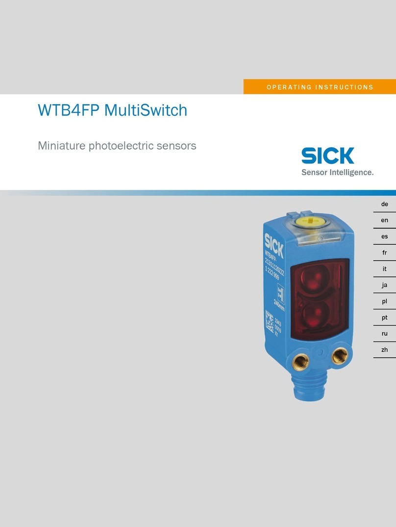 SICK WTB4FP MultiSwitch operating instructions