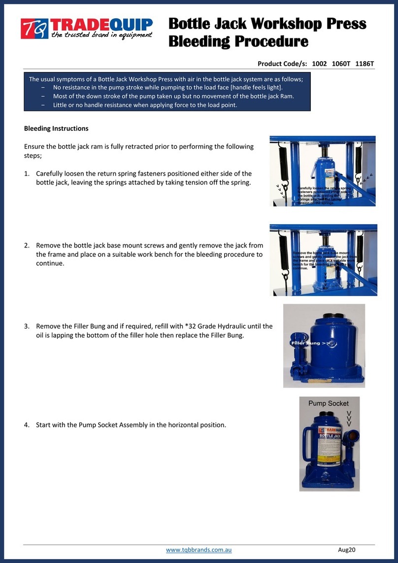 TradeQuip 1002 Reference guide