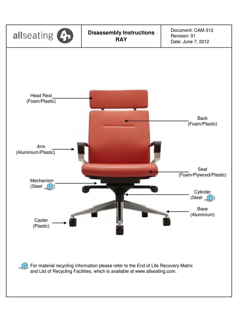 Allseating RAY Installation instructions Allseating RAY Installation instructions