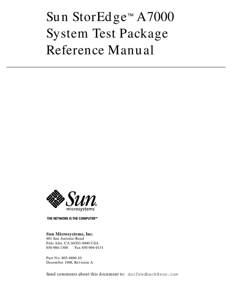 Sun Microsystems Storedge A7000 User manual