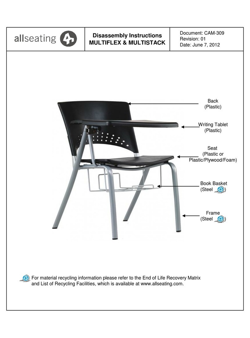 Allseating MULTIFLEX Installation instructions Allseating MULTIFLEX Installation instructions