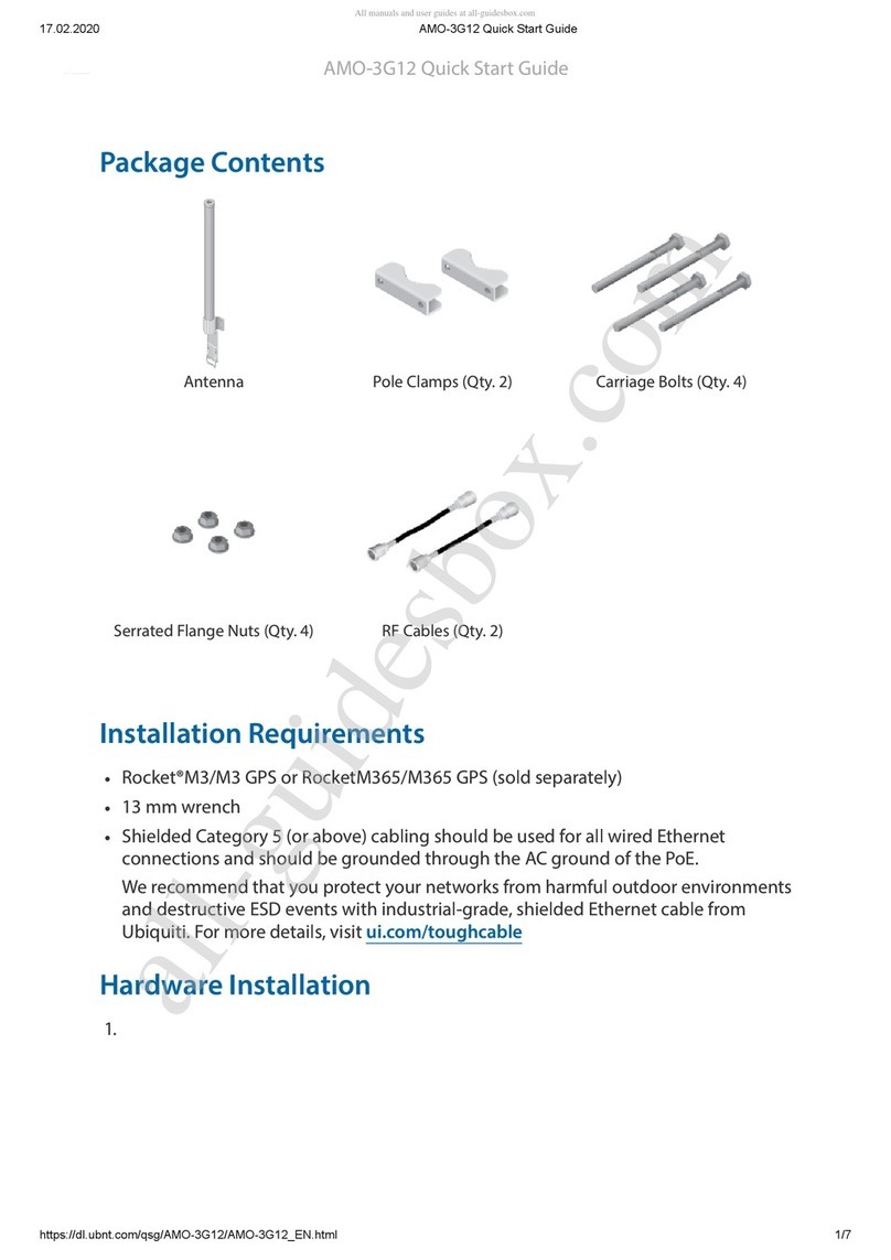 Ubiquiti AMO-3G12 User manual