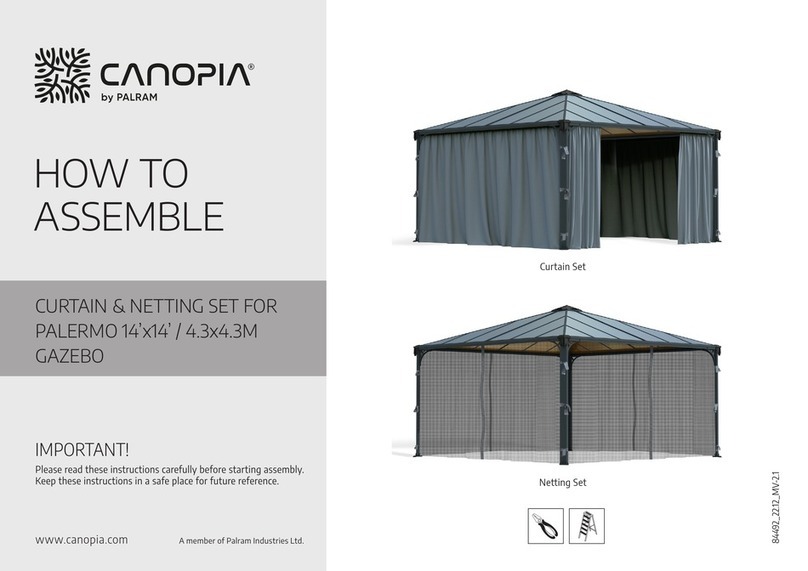 Palram Canopia Curtain Set Administrator Guide