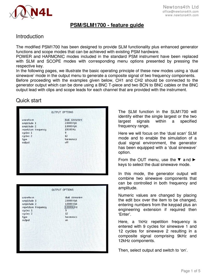 N4L PSM1700 manual