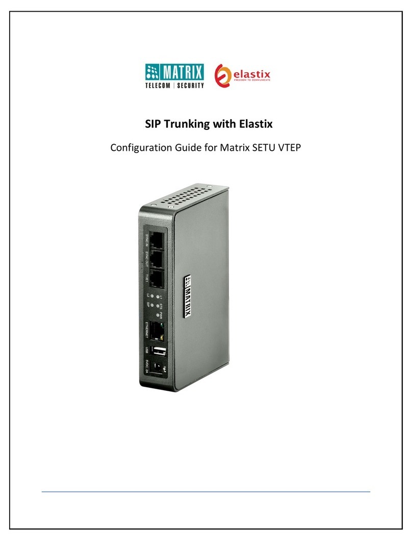 Matrix Telecom SETU VTEP Configuration guide