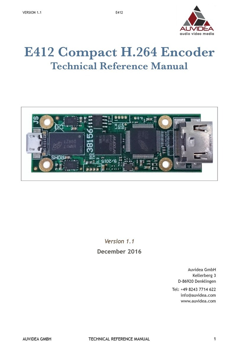 Auvidea E412 Technical reference manual