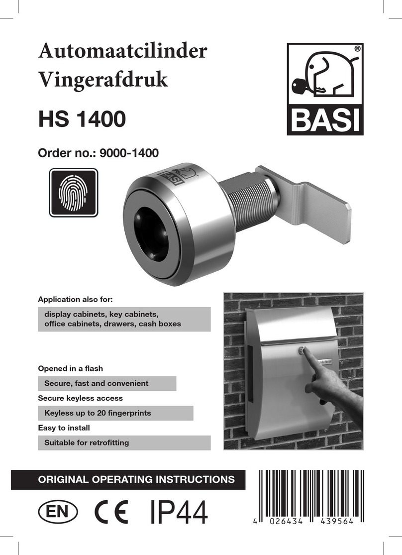 BASI HS 1400 installation instructions